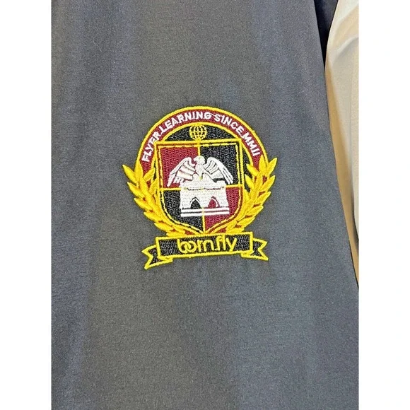 NWT Born Fly ColorBlock Red Black Jacket Pockets Large Hit Men's Sz XXL 2XL - Picture 3 of 8